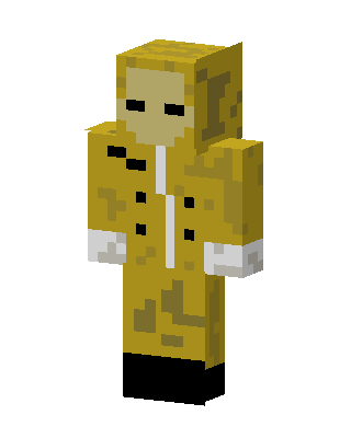 Yellow Raincoat Stranger skin, 3D preview