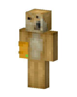 Gold Animal Minecraft cute skin
