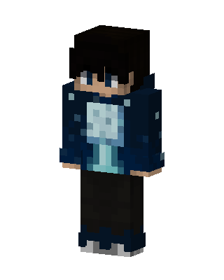 Midnight Hoodie skin, 3D preview