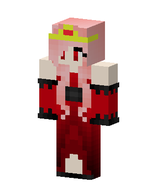 Crimson Princess Minecraft skin