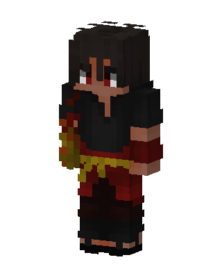 Fire Nation Rogue skin, 3D preview