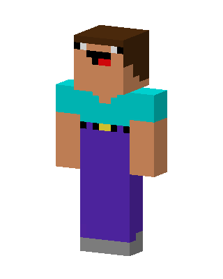 Purple Player Boy Minecraft skin