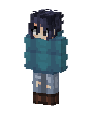 Teal Puffer skin, 3D preview