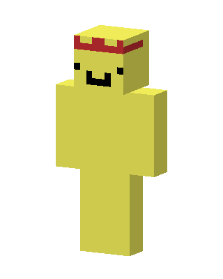 Crowned Smiley skin, 3D preview