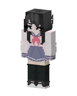 Sailor Uniform Girl skin, 3D preview