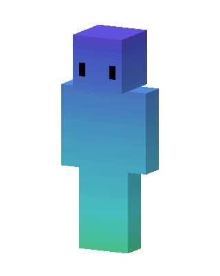 Blue Mob skin, 3D preview