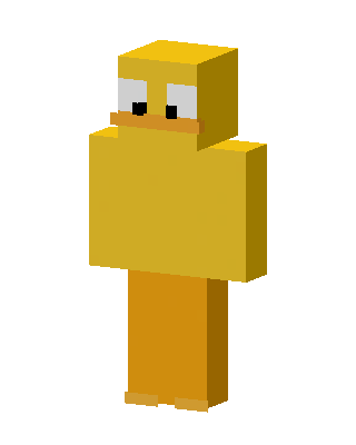 Rubber Duck skin, 3D preview