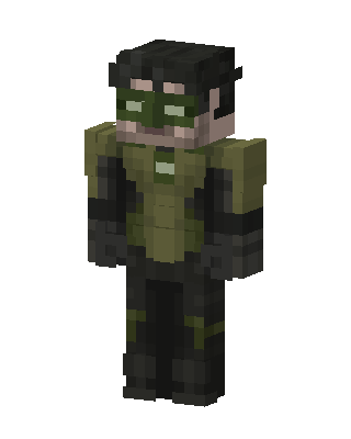 Green Lantern skin, 3D preview