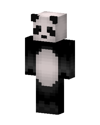 Panda skin, 3D preview
