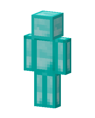 Diamond Block skin, 3D preview
