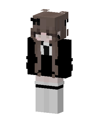 Gothic Bow Girl Minecraft skin