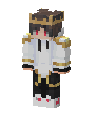 Royal Hoodie Boy skin, 3D preview
