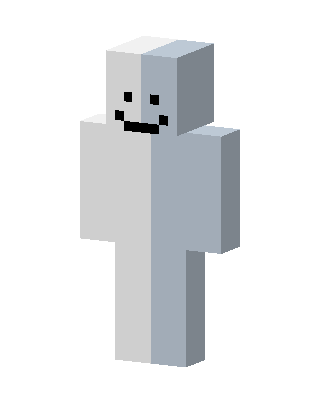 Smiley Ghost skin, 3D preview