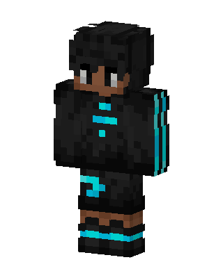 Black Spaceman Boy Minecraft skin