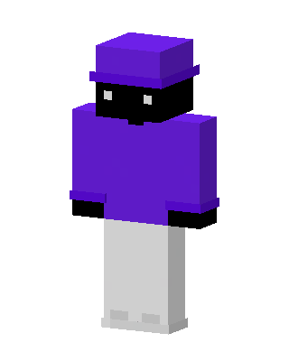 Purple Guy skin, 3D preview
