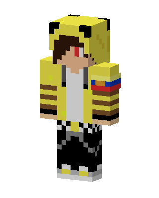 Pikachu Hoodie Boy Minecraft skin