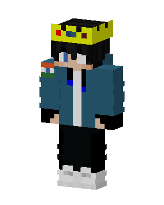 Crowned Teal Jacket skin, 3D preview