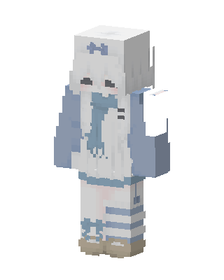 Frosty Bow Girl skin, 3D preview