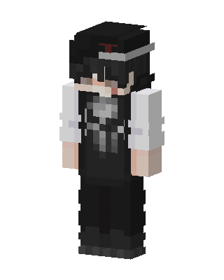 Skull Tee Rebel skin, 3D preview