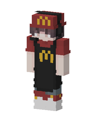 Fast Food Worker skin, 3D preview