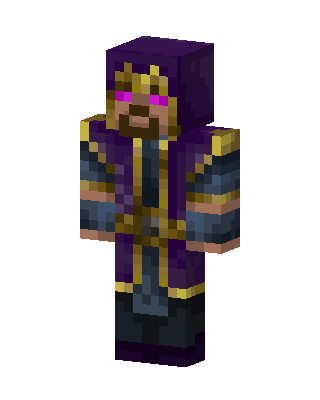 Purple Glowing Villain Boy Minecraft skin