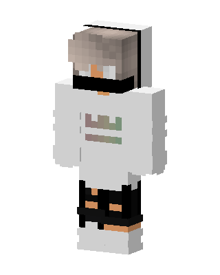 Cozy Hoodie Boy skin, 3D preview