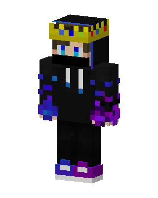 Galaxy Crown Hoodie Minecraft skin