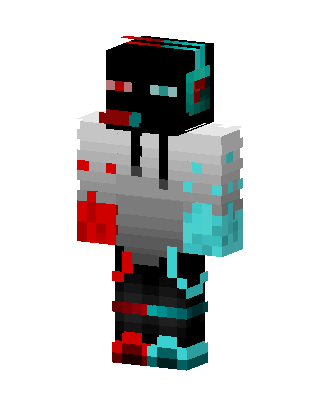 Black Gamer Boy skin, 3D preview