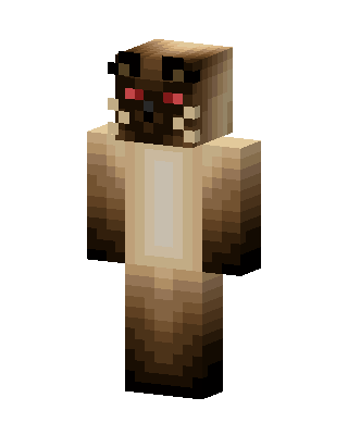 Siamese Cat skin, 3D preview