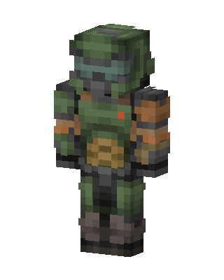Doom Slayer skin, 3D preview
