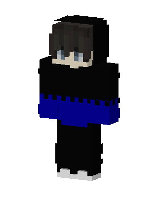 Midnight Hoodie skin, 3D preview