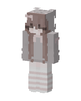 Cozy Bear Girl skin, 3D preview