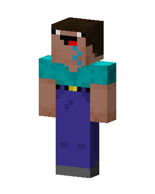 Blue Mob Boy Minecraft blue skin