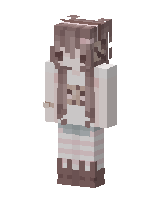 Cozy Bear Girl skin, 3D preview