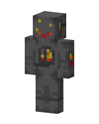 Gray Glowing Villain Minecraft skin