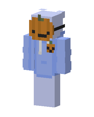 Blue Holiday Boy Minecraft skin