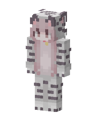 Tiger Onesie Girl Minecraft cat girl skin