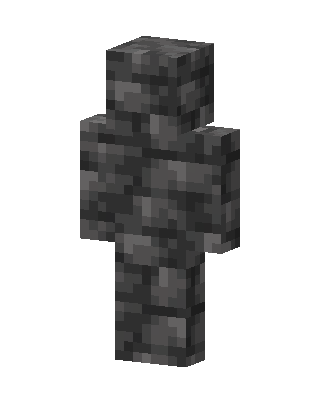 Cobbled Deepslate skin, 3D preview