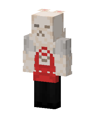 White Animal skin, 3D preview