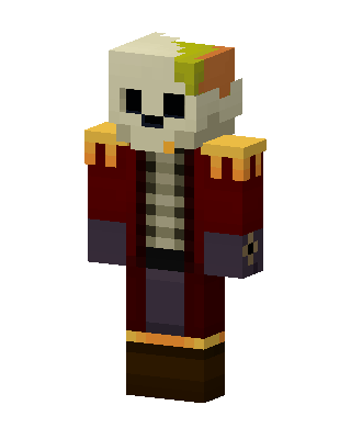 Skeleton Captain Minecraft skin