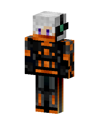 Neon Cyber Ronin skin, 3D preview