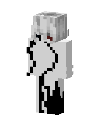 Ghost Hoodie skin, 3D preview
