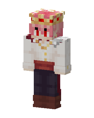 Crimson Prince Minecraft white skin