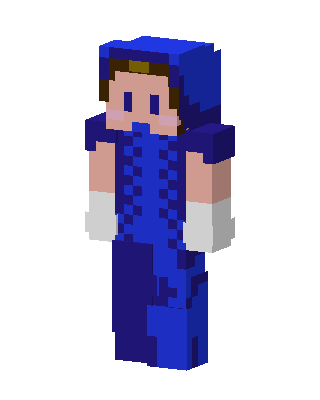 Blue Royal Guard skin, 3D preview