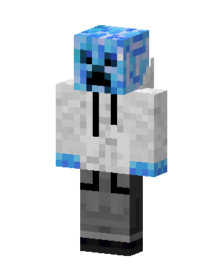 Ice Creeper Hoodie skin, 3D preview