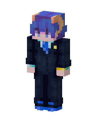 Midnight Suit Boy skin, 3D preview