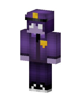 Purple Cop Boy Minecraft skin