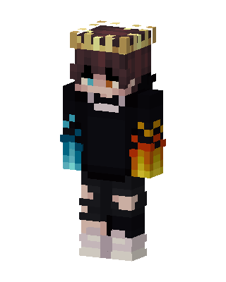 Fire And Ice Minecraft skin