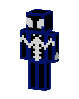 Black Suit Spider-Man Minecraft skin