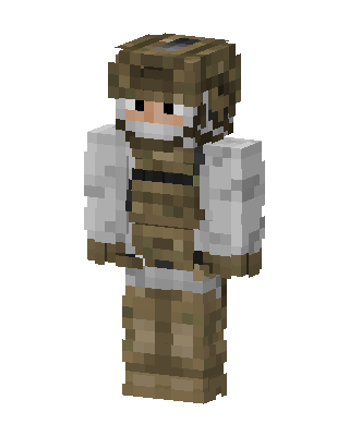 Desert Soldier skin, 3D preview